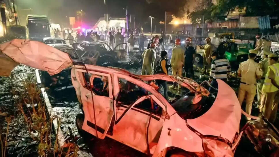 Old car in delhi blast